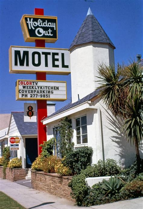 Historic Photo 1978 Holiday Out Motel Los Angeles California