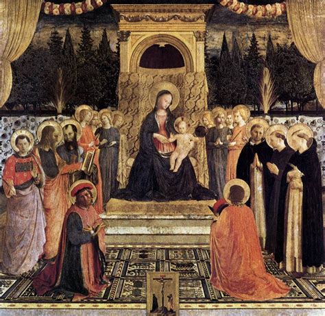 San Marco Altarpiece By Fra Angelico Arte Renacentista Fra Angelico