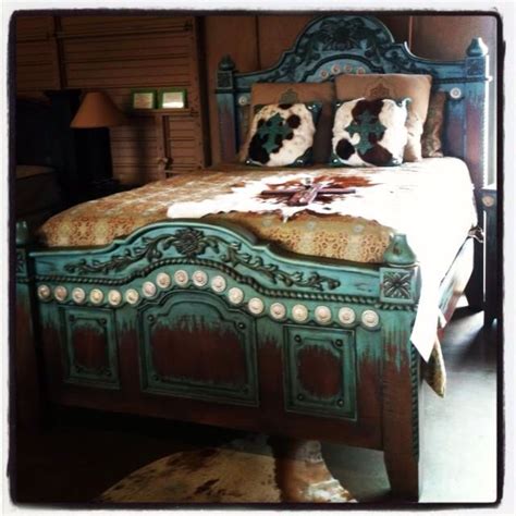 Bedroom with western style will have a certain special characteristic. I want this bed frame from The Cactus Rose western ...