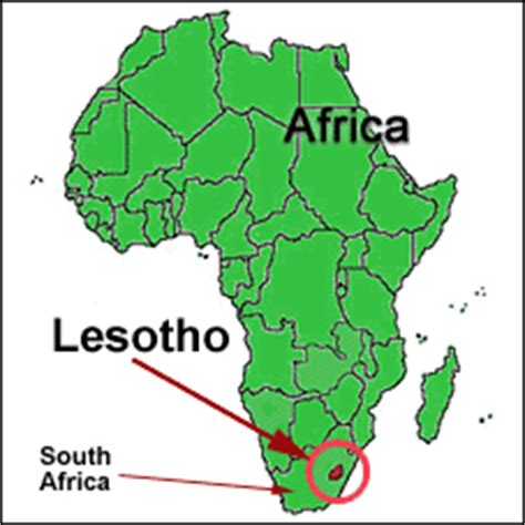 The map below shows lesotho with its cities, towns, highways, main roads, streets, and street views. International English: Our Lesotho Project
