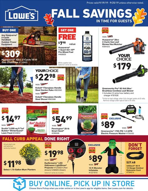 Lowes Current Weekly Ad 0919 09252019 Frequent