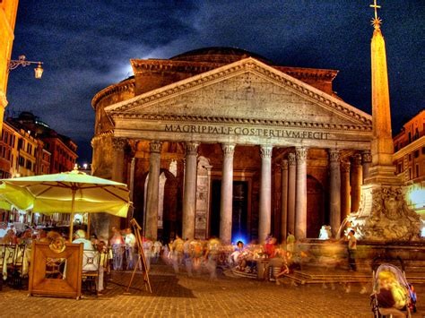 Rome Pantheon At Night Pedro Lopez Flickr