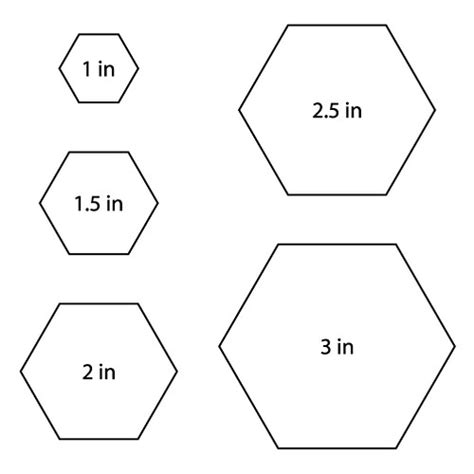 Printable hexagon templates for your creative craft or project. BYOV: bring your own vegetables: How To: Easy Hexagon ...