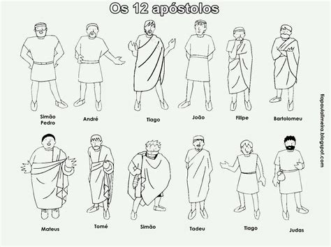 12 Apostles Coloring Page