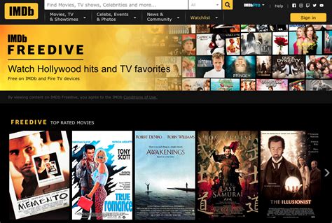 Amazons Imdb Launches Freedive A Free Movie And Tv Streaming Service