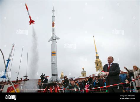 People Watch As Russian Communist Party Leader Gennady Zyuganov