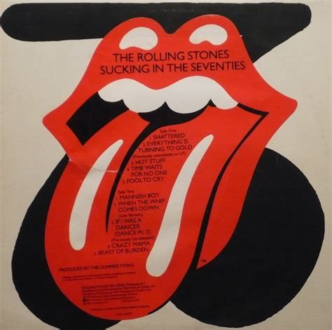The Rolling Stones Sucking In The Seventies Cbs Records Canada