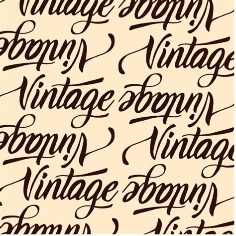 Lettering Vintage On Behance