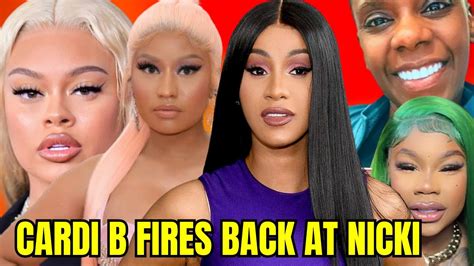 Oops Cardi B Fires Back To Nicki Shade Latto Sued For Million
