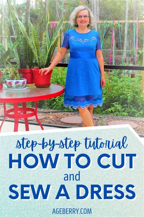 How To Cut And Sew A Dress Step By Step Tutorial