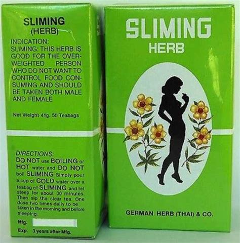 Slimming Herb Tea 50 Tea Bags Dina Supermarkt