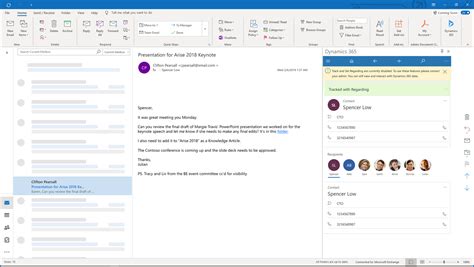 Dynamics 365 App For Outlook Experience Without Server Side Synchronization