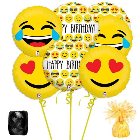 Two Birthdays Emoji Birthday Party Emoji Balloon Emoji Birthday
