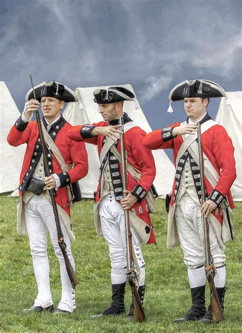 Three British Soldiers Revolutionary War By Randy Steele American