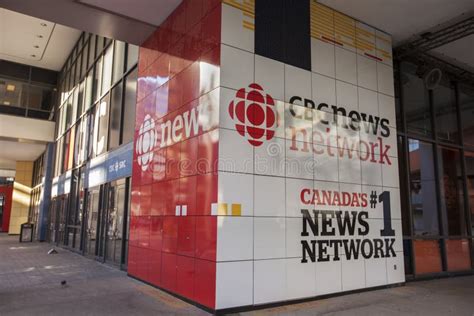Cbc News Building In Toronto Editorial Image Image Of Canada