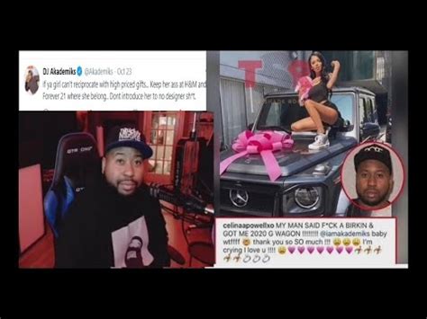 Akademiks Responds To People Criticizing Him For Buying Celina Powell A G Wagon Youtube