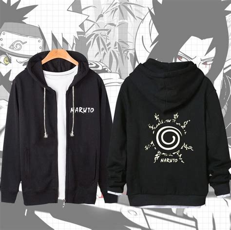 Fall Hoodies Hoodies Men Sweatshirts Naruto And Sasuke Anime Naruto