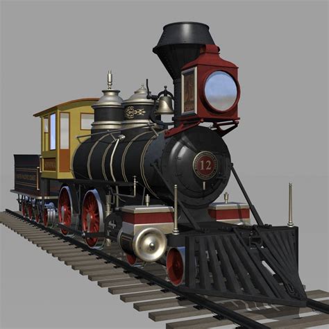 Baldwin Steam Engine 3d Model