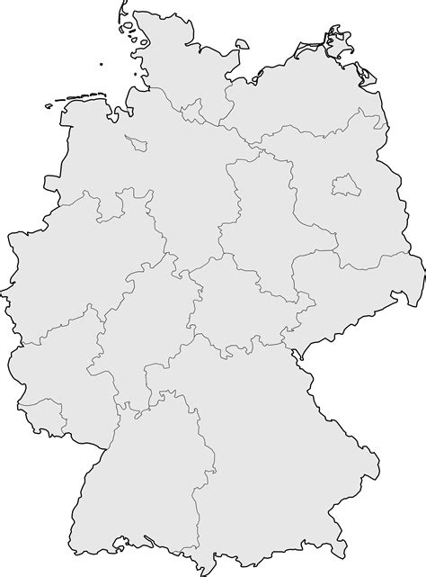 Finden sie hier traueranzeigen, todesanzeigen und beileidsbekundungen aus ihrer tageszeitung oder passende hilfe im trauerfall. Deutschland Karte Umriss | Karte 2020