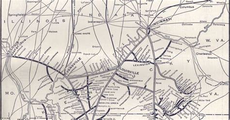 1958 Landn Railroad System Map Kid Ideas Pinterest Maps