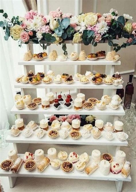 sweet simple wedding dessert display ideas weddingdessertdisplay bridalshowerdesserts