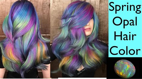 Spring Opal Hair Color Youtube