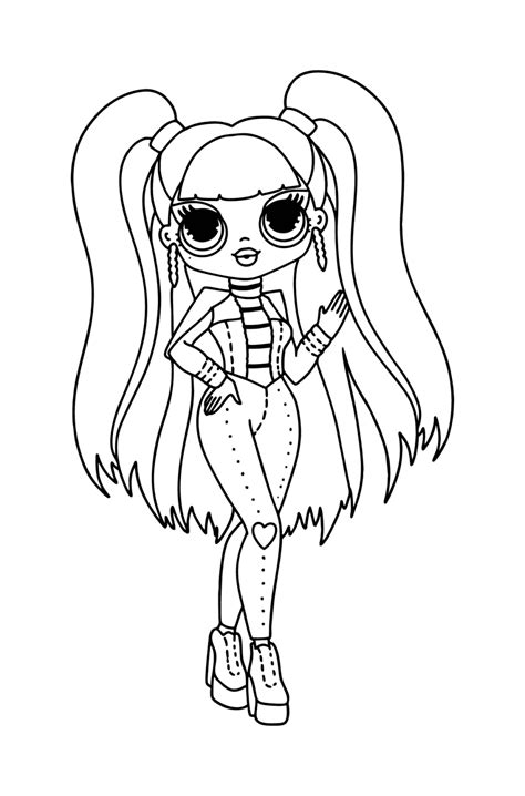 Coloring Pages Lol Omg Dolls Download Print And Color Online