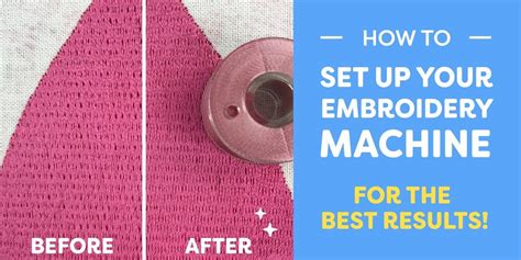 Maura Kang How To Set Up Your Embroidery Machine For The Best Results