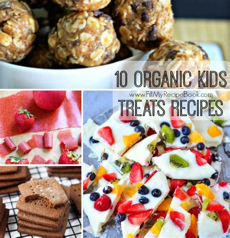 10 Organic Kids Treats Recipes Fill My Recipe Book