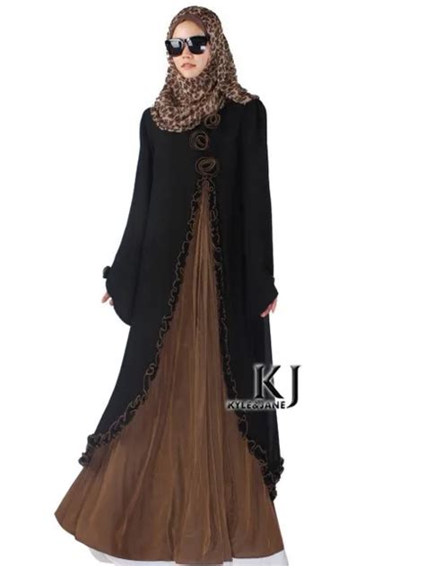 New Arrival Islamic Muslim Long Dress For Women Malaysia Abayas In Dubai Turkish Ladies Clothing