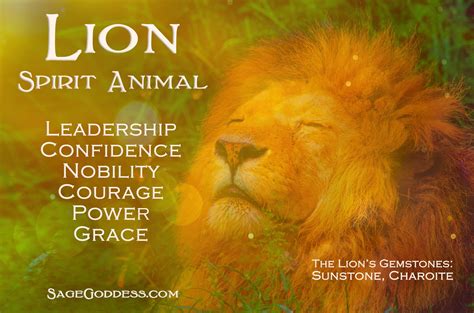 Whats Your Spirit Animal Sage Goddess Lion Spirit Animal Animal