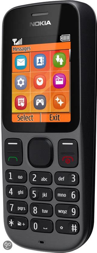 Nokia 100 Zwart T Mobile Prepaid Telefoont Mobile
