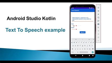 How To Convert Text To Speech In Android Studio Using Kotlin