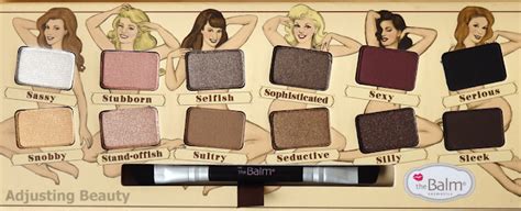 Review Thebalm Nude Tude Nude Eyeshadow Palette Adjusting Beauty