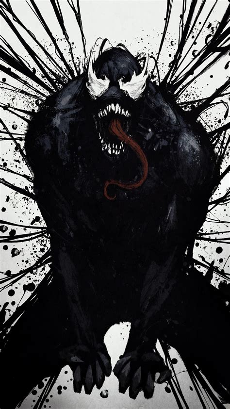 Venom 2018 Phone Wallpaper Moviemania Venom Art Marvel Posters