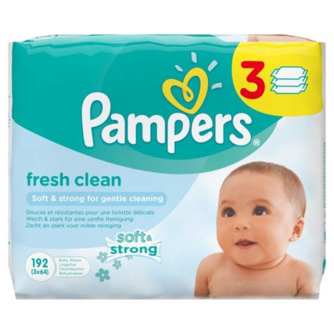 Köp Pampers Wipes Fresh Clean 3x64 St Online På Nohea