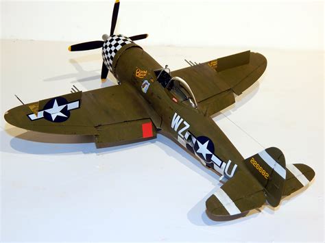 P 47d Bubbletop Fighter Aircraft Wwii Plastic Model Airplane Kit