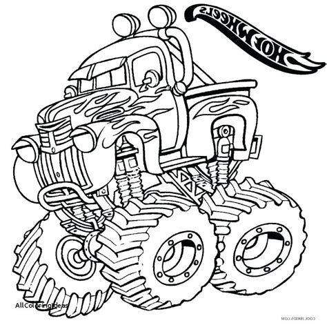 Grave Digger Monster Truck Coloring Pages At Free