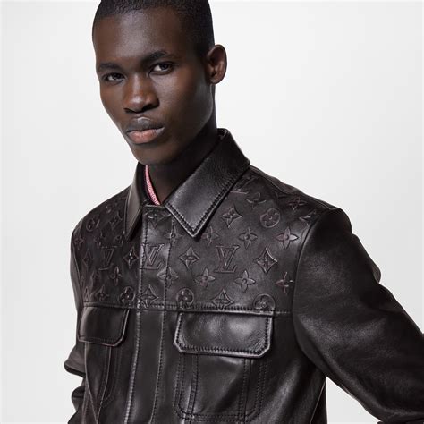 Monogram Leather Trucker Jacket Ready To Wear Louis Vuitton