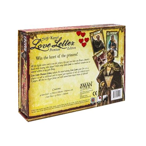 Love Letter Premium Edition Board Games Zatu Games Uk