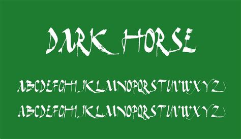 Dark Horse Free Font