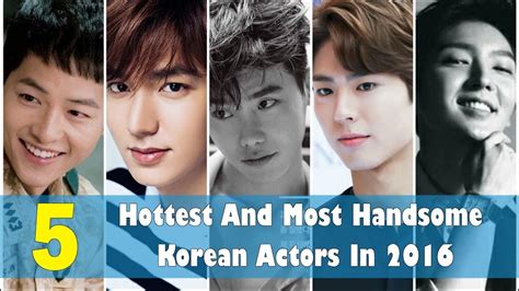 Most recently, this korean actor played the leading role in guardian: Top 5 Hottest And Most Handsome Korean Actors In 2016 ...