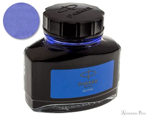 Parker Quink Washable Blue Ink 57ml Bottle Anderson Pens Inc
