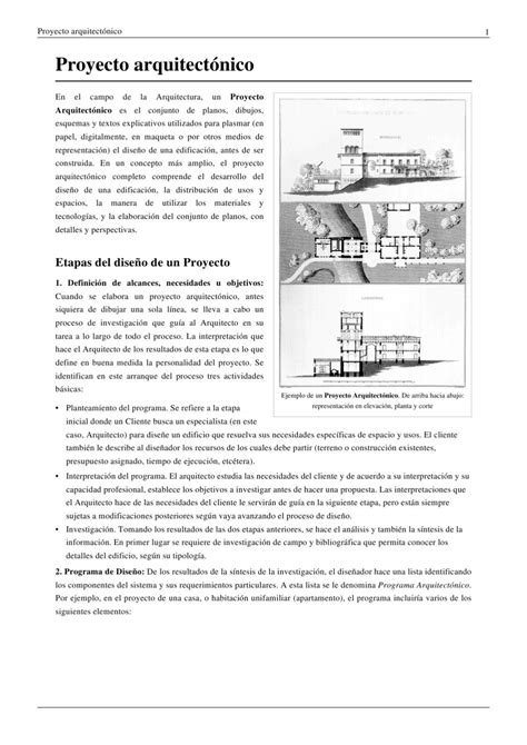 Proyecto Arquitectonico By Un Archivo Nuevo Issuu