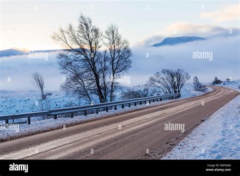 Freezing Road Conditions Hi Res Stock Photography And Images Alamy