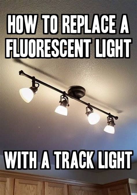 Brad asks, how can i fix the pull chain on my ceiling fan that broke off inside the switch? with most pull chain fan switches, you'll need to replace the switch, though on some models you may be i have a ceiling fan with a lighted canopy (nightlight type bulbs) the light switch is broken and needs to be. How to Replace a Fluorescent Light With a Track Light ...