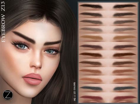 Eyebrow Z13 By Zenx At Tsr Sims 4 Updates