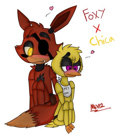 Foxy X Chica By Miiv12 On Deviantart