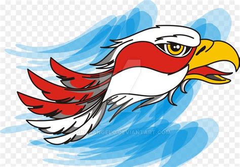 Menggambar Burung Garuda | Semburat Warna