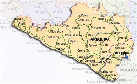 Mapa Politico De Arequipa Imagui